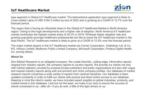 IoT Healthcare Market