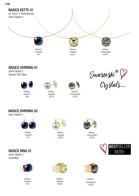 Sergio Engel jewellery Katalog Spring Summer 2018