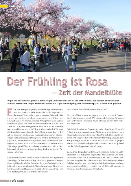 Pfalz-Magazin Frühjahr 2018