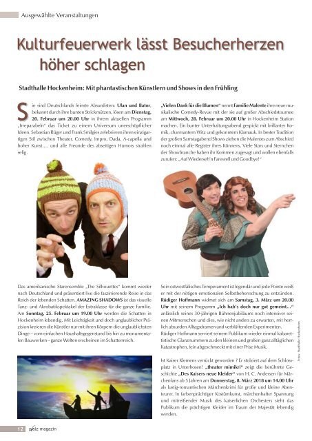 Pfalz-Magazin Frühjahr 2018