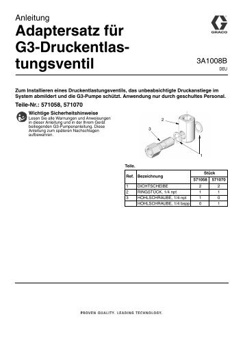 Adaptersatz für G3