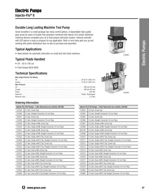 Graco Elektr. Pumpen