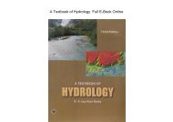 A Textbook of Hydrology  