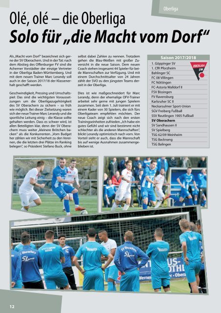 Kicker der Ortenau Sommer 2017/2018