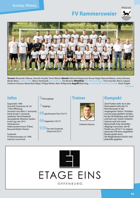 Kicker der Ortenau Sommer 2017/2018