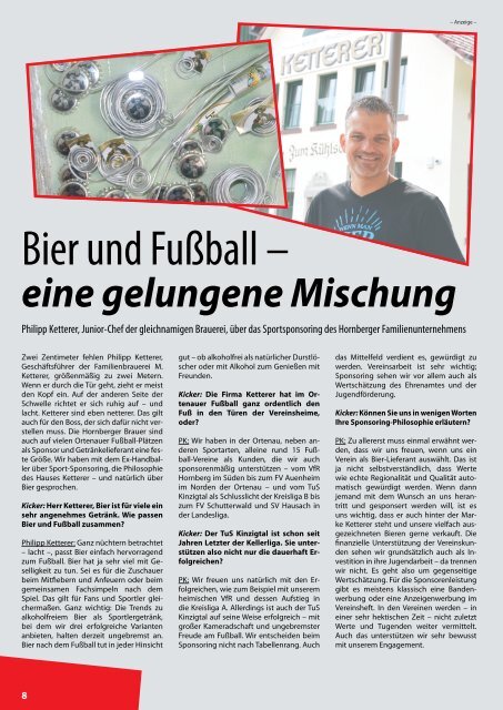 Kicker der Ortenau Sommer 2017/2018