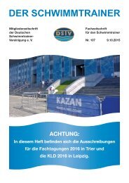 Der Schwimmtrainer Nr. 107