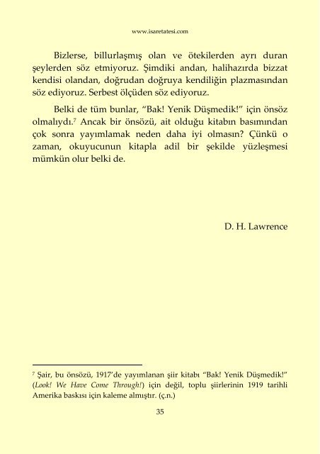 D. H. Lawrence - İnsanlar ve Öteki Yaratıklar