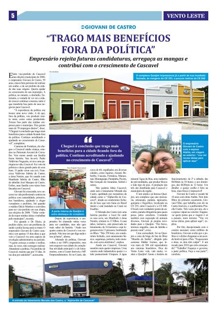 Jornal Vento Leste 134 - Jan  2018 - WEB