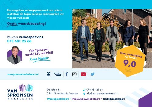 Van Spronsen Makelaars, Verkocht flyer maand december: postcode 3341