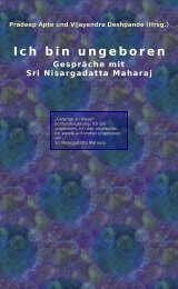 Nisargadatta Maharaj_Ich bin ungeboren