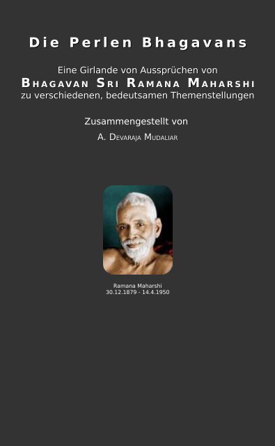 Ramana Maharshi_Die Perlen Bhagavans