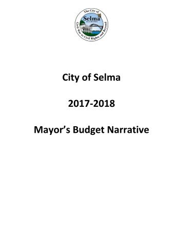 2018 City of Selma Budget