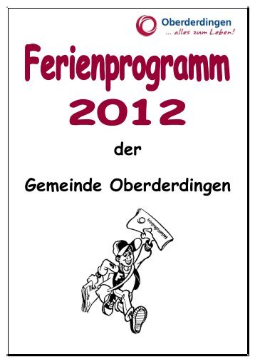 ferienprogramm oberderdingen - EPPINGEN.org