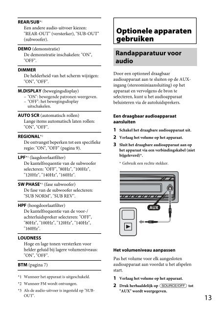 Sony CDX-GT264MP - CDX-GT264MP Consignes d&rsquo;utilisation