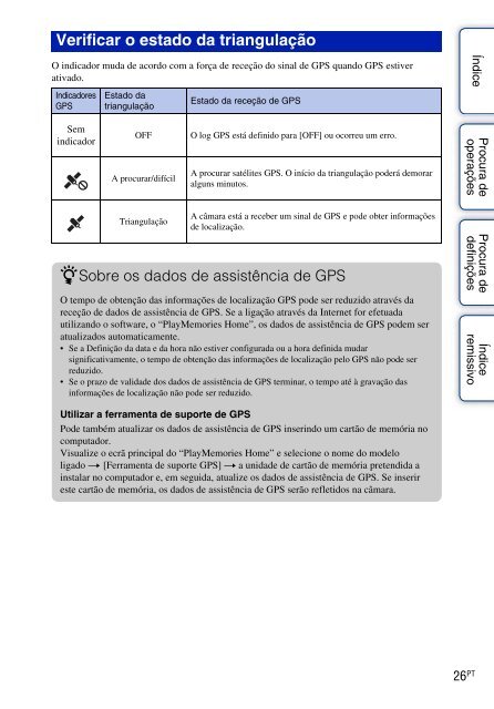 Sony HDR-AS30VD - HDR-AS30VD Guide pratique Portugais