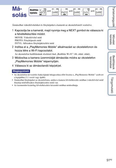 Sony HDR-AS30VD - HDR-AS30VD Guide pratique Hongrois