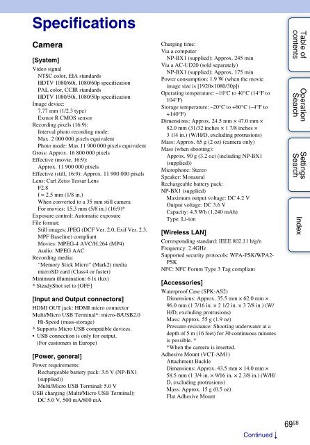 Sony HDR-AS30VD - HDR-AS30VD Guide pratique Anglais