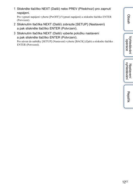 Sony HDR-AS30VD - HDR-AS30VD Guide pratique Tch&egrave;que