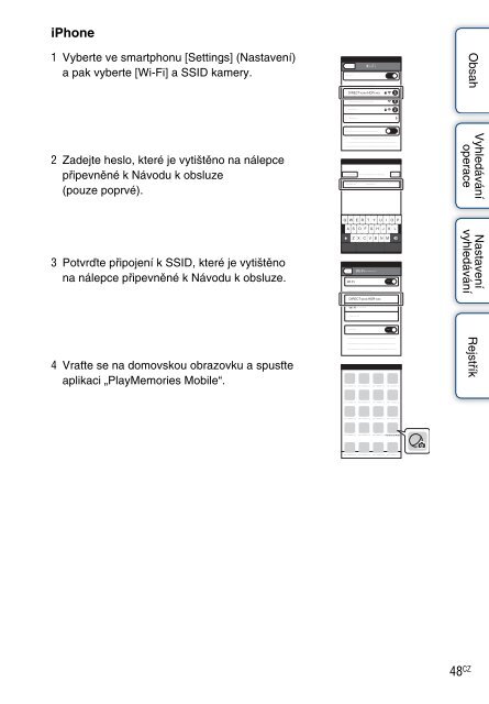 Sony HDR-AS30VD - HDR-AS30VD Guide pratique Tch&egrave;que