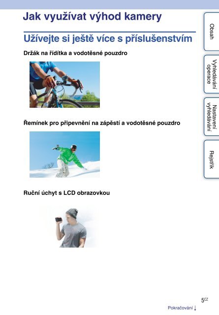 Sony HDR-AS30VD - HDR-AS30VD Guide pratique Tch&egrave;que