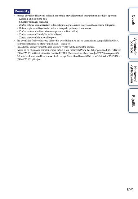 Sony HDR-AS30VD - HDR-AS30VD Guide pratique Tch&egrave;que