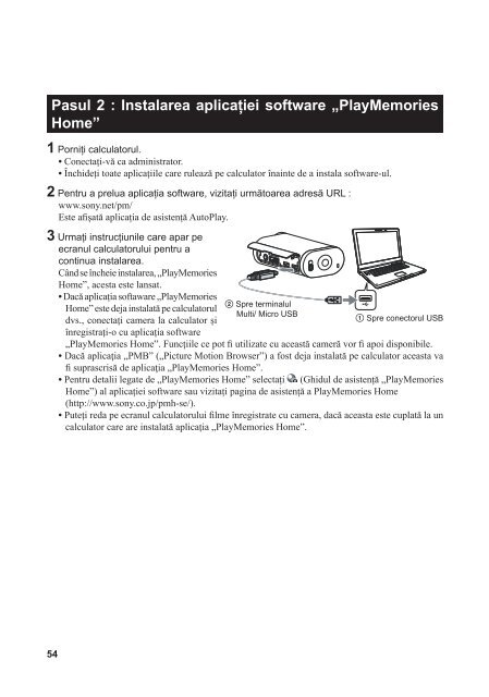 Sony HDR-AS30VD - HDR-AS30VD Guide pratique Roumain