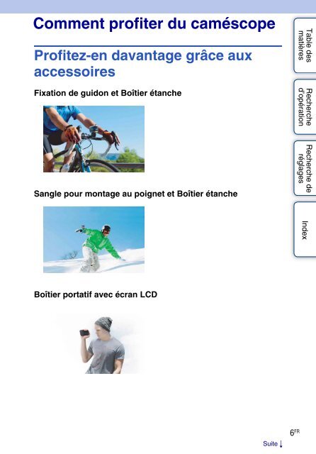 Sony HDR-AS30VD - HDR-AS30VD Guide pratique