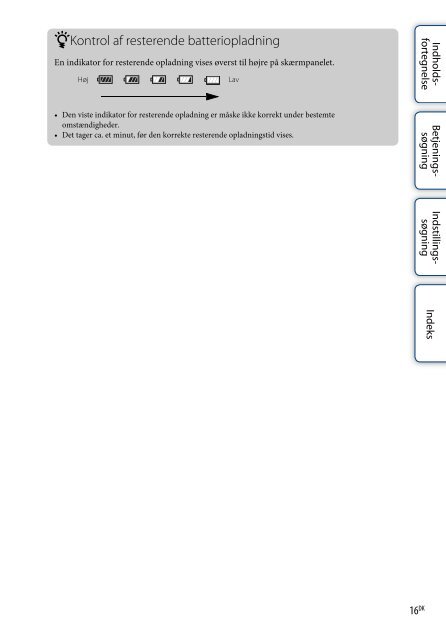 Sony HDR-AS30VD - HDR-AS30VD Guide pratique Danois