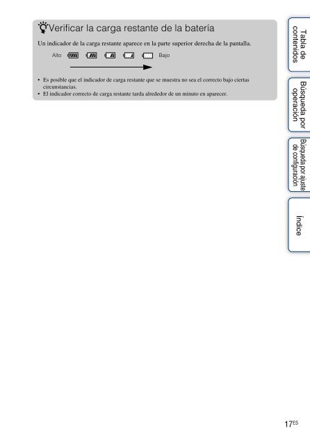 Sony HDR-AS30VD - HDR-AS30VD Guide pratique Espagnol