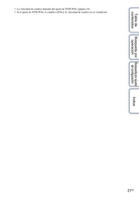 Sony HDR-AS30VD - HDR-AS30VD Guide pratique Espagnol