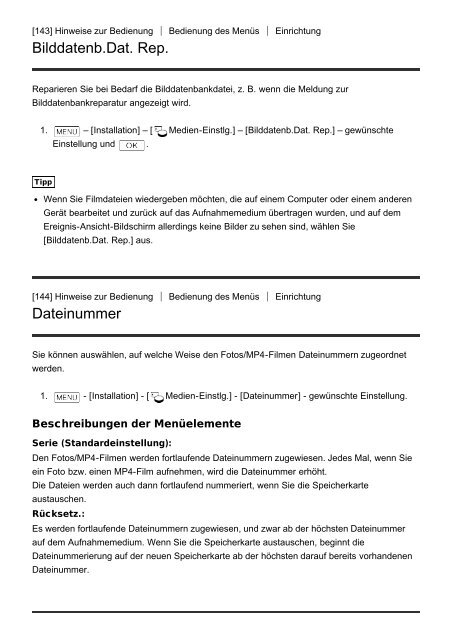 Sony HDR-CX900E - HDR-CX900E Manuel d'aide (version imprimable) Allemand