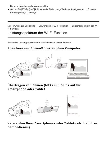 Sony HDR-CX900E - HDR-CX900E Manuel d'aide (version imprimable) Allemand