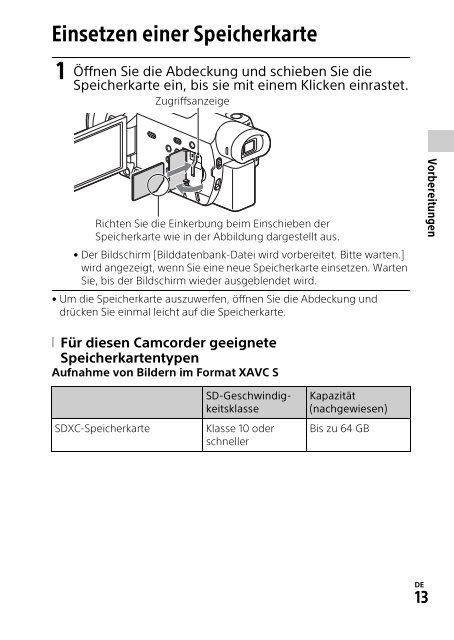 Sony HDR-CX900E - HDR-CX900E Mode d'emploi Slovaque