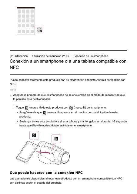 Sony HDR-CX900E - HDR-CX900E Manuel d'aide (version imprimable) Espagnol