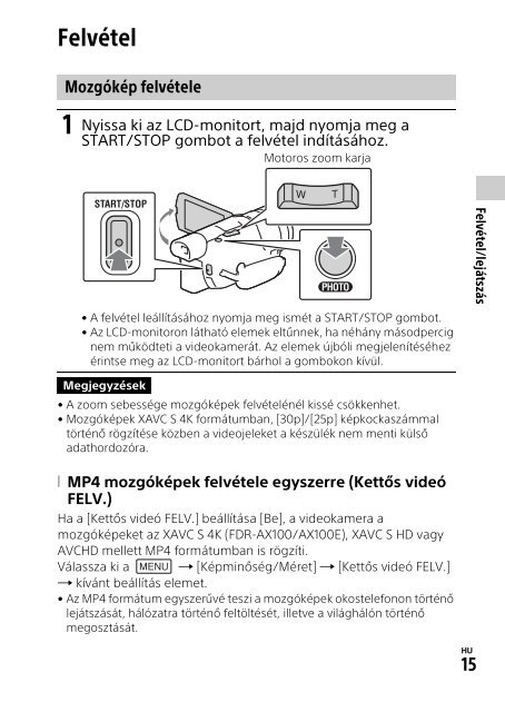 Sony HDR-CX900E - HDR-CX900E Mode d'emploi Finlandais