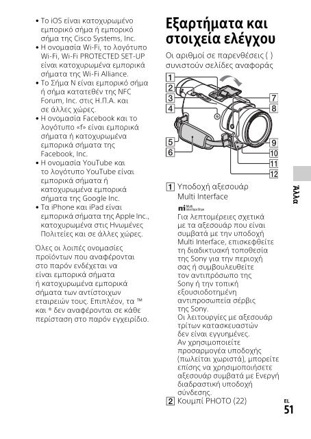 Sony HDR-CX900E - HDR-CX900E Consignes d&rsquo;utilisation Grec