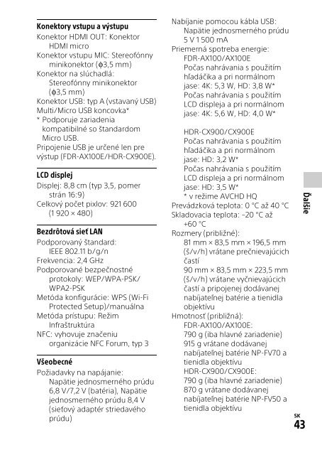 Sony HDR-CX900E - HDR-CX900E Mode d'emploi Italien