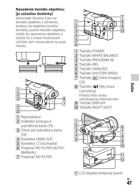 Sony HDR-CX900E - HDR-CX900E Mode d'emploi Italien