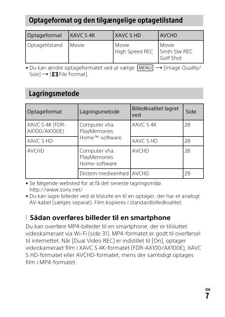 Sony HDR-CX900E - HDR-CX900E Mode d'emploi Su&eacute;dois