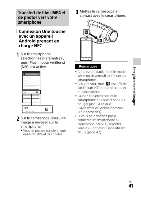 Sony HDR-CX900E - HDR-CX900E Mode d'emploi Fran&ccedil;ais