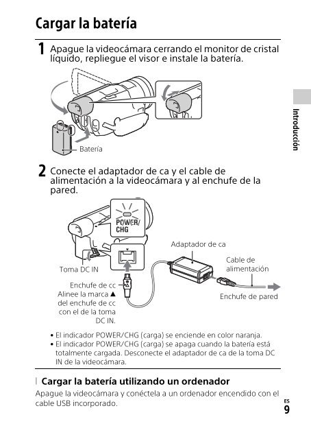 Sony HDR-CX900E - HDR-CX900E Mode d'emploi Espagnol