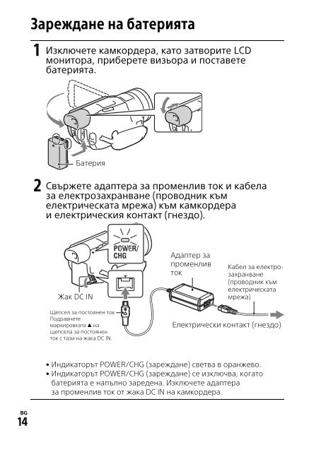 Sony HDR-CX900E - HDR-CX900E Consignes d&rsquo;utilisation Bulgare