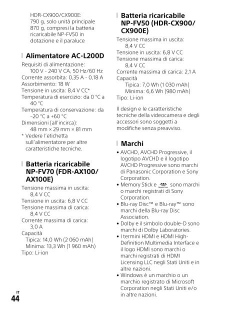 Sony HDR-CX900E - HDR-CX900E Mode d'emploi N&eacute;erlandais