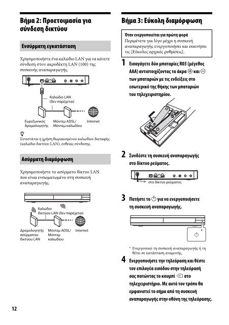 Sony UHP-H1 - UHP-H1 Consignes d&rsquo;utilisation Grec