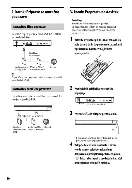 Sony UHP-H1 - UHP-H1 Consignes d&rsquo;utilisation Slov&eacute;nien