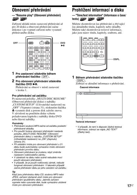 Sony MEX-R1 - MEX-R1 Consignes d&rsquo;utilisation Tch&egrave;que