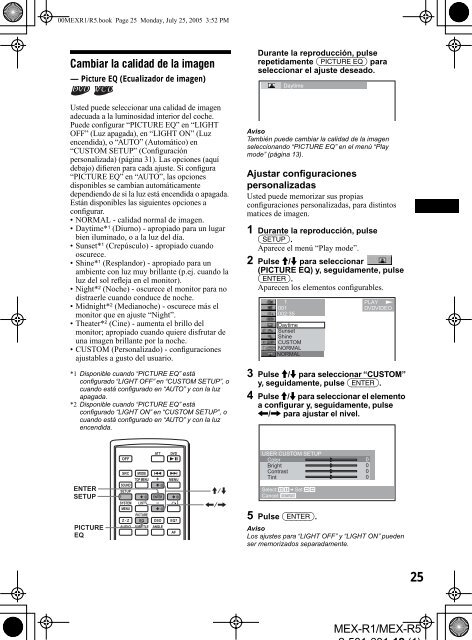 Sony MEX-R1 - MEX-R1 Mode d'emploi Grec