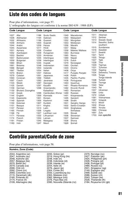 Sony BDP-S560 - BDP-S560 Consignes d&rsquo;utilisation Fran&ccedil;ais