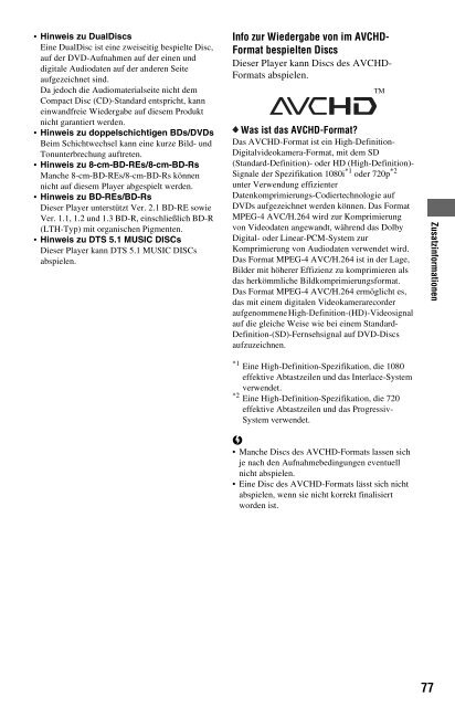 Sony BDP-S560 - BDP-S560 Consignes d&rsquo;utilisation Allemand